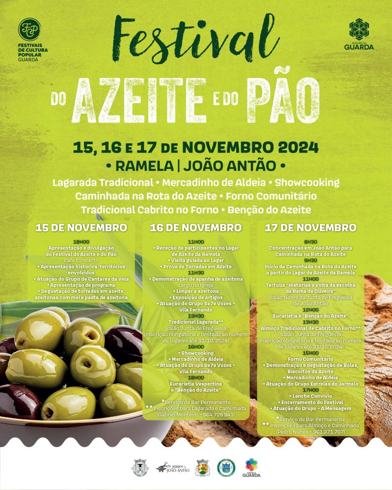 Cartaz Festival Azeite Pao