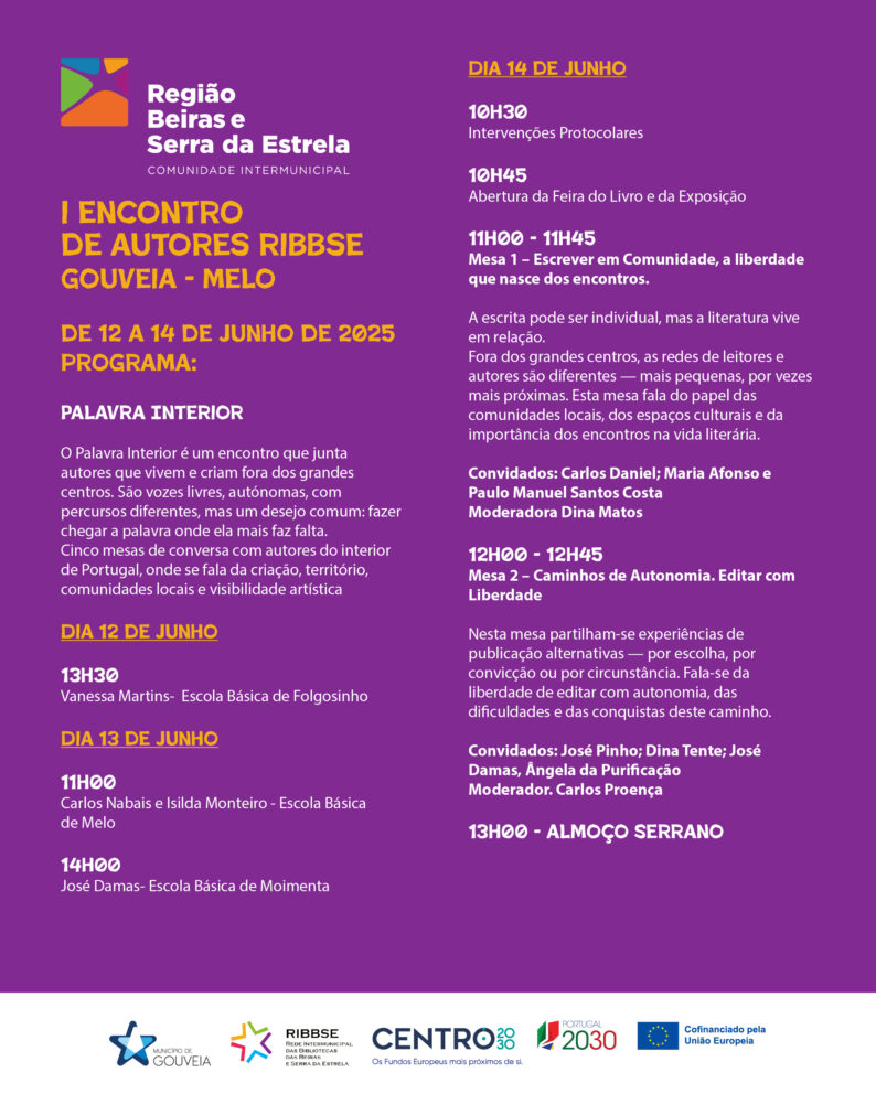 I Encontro De Autores Ribbse Post Com Programa 02