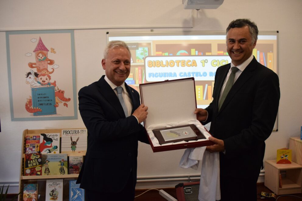 Ministro da Educação, Ciência e Inovação inaugurou bibliotecas escolares em Figueira de Castelo Rodrigo e Pinhel
